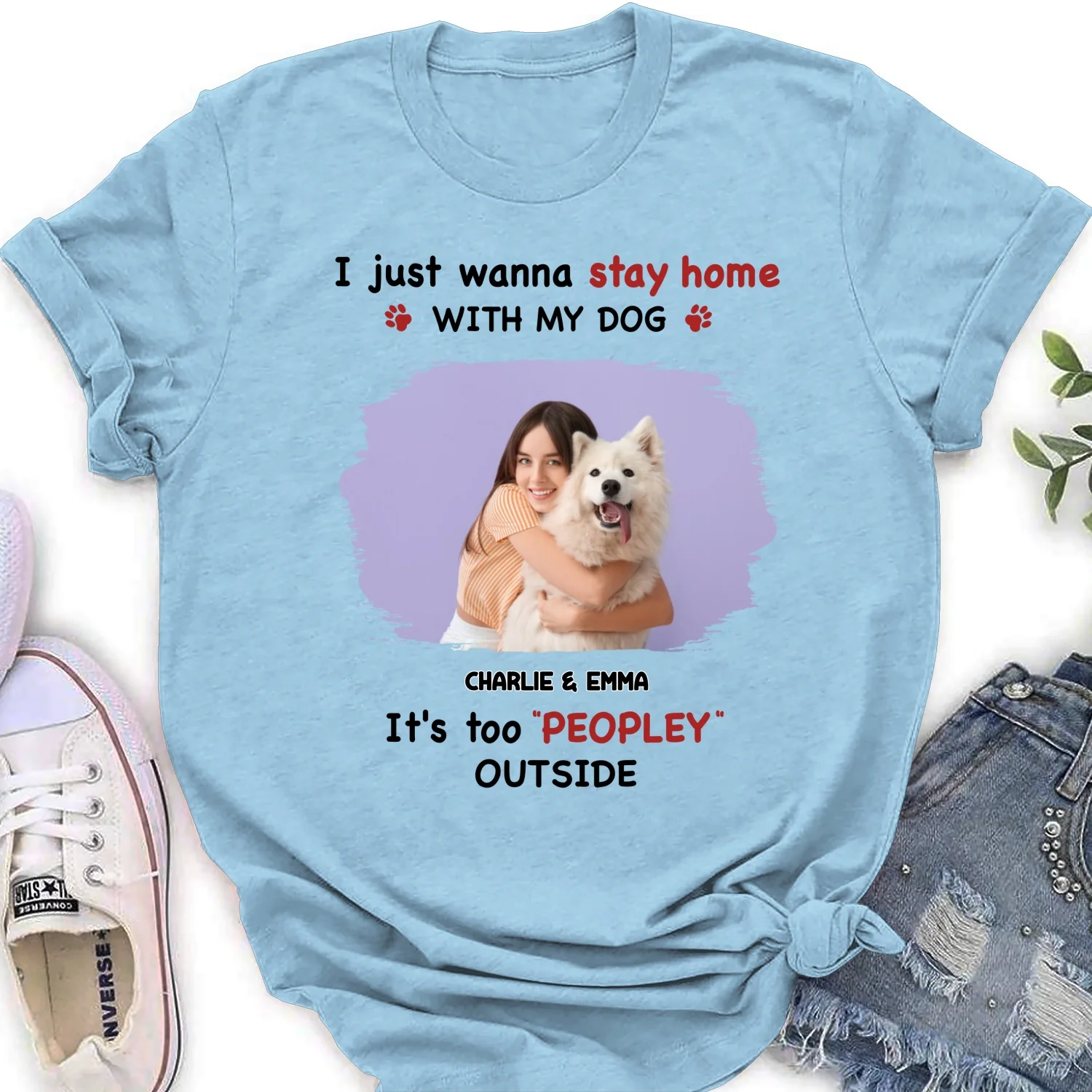 Rather Be In Bed Photo - Personalized Custom Women's T-shirt - Image 6