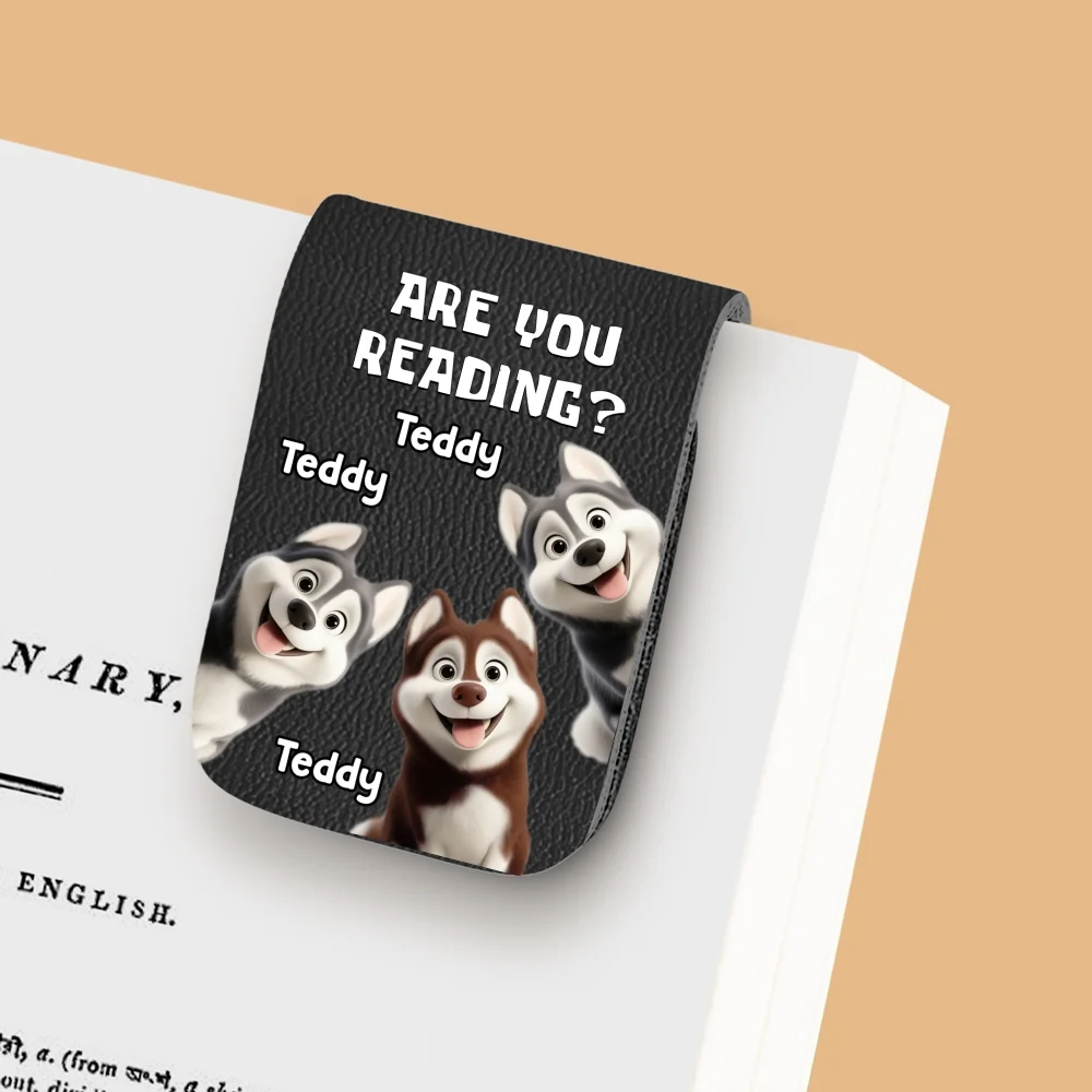 Reading Or Not - Personalized Custom Leather Bookmark - Image 6