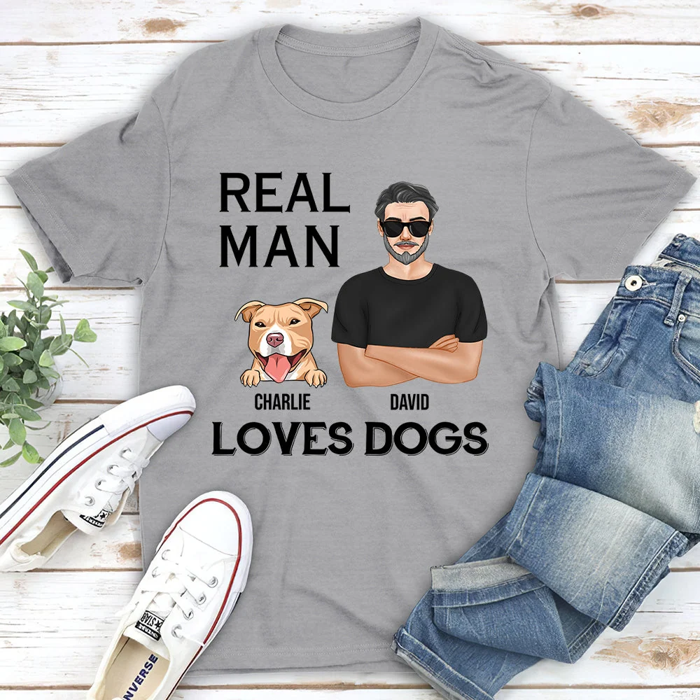 Real Man - Personalized Custom Unisex T-shirt