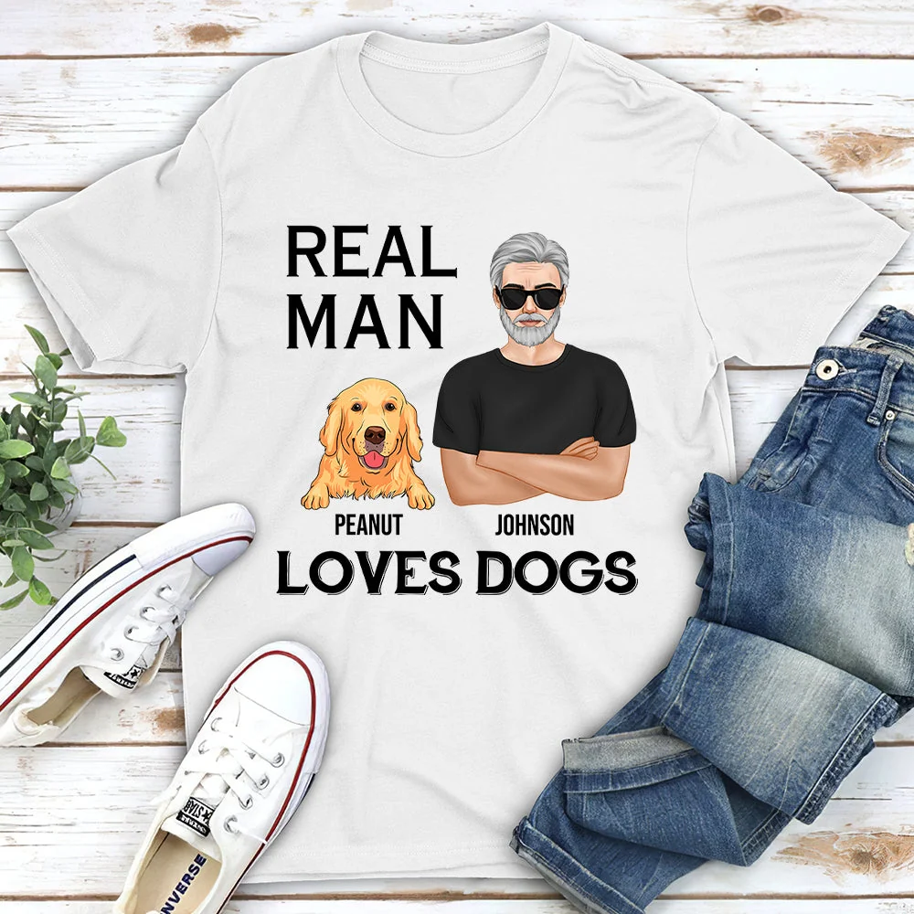 Real Man - Personalized Custom Unisex T-shirt - Image 2