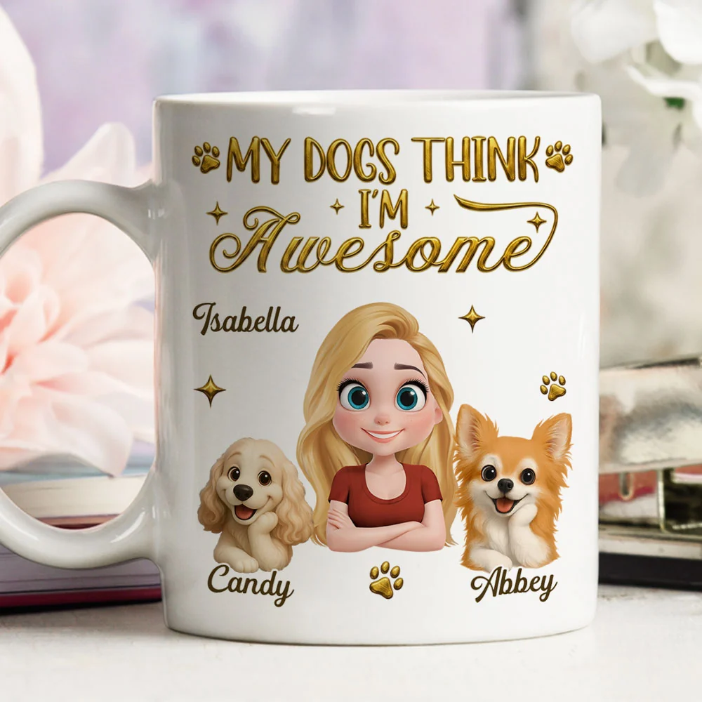 Recognized Awesome Mom - Personalized Custom 3D Effect Mug - Image 4
