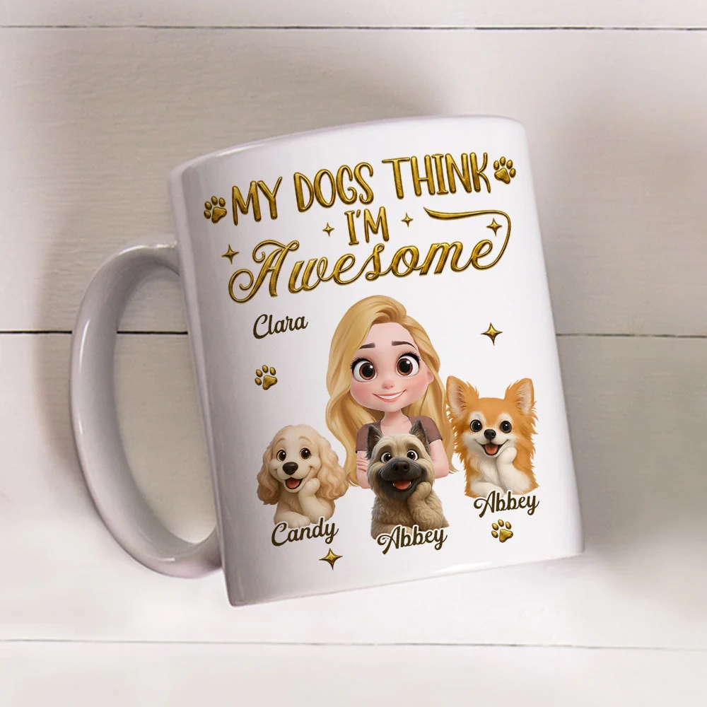 Recognized Awesome Mom - Personalized Custom 3D Effect Mug - Image 5