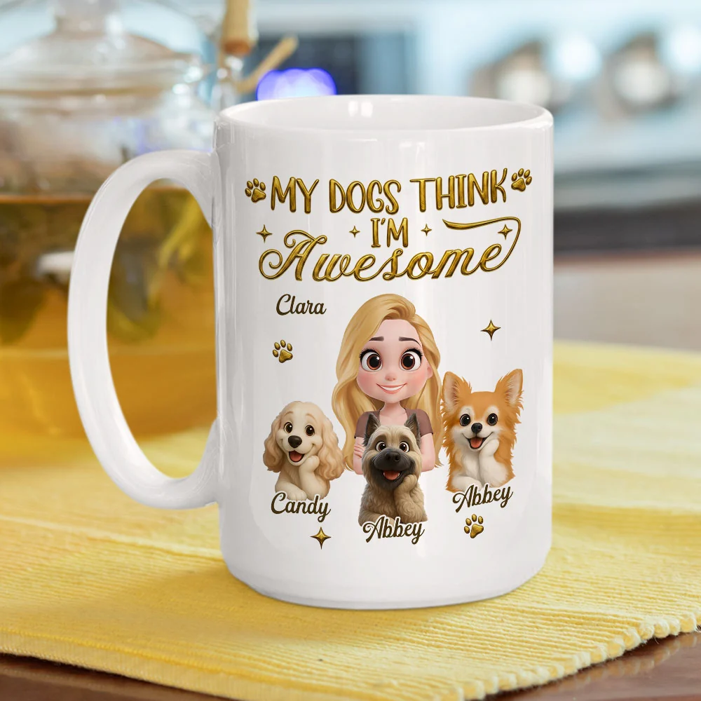 Recognized Awesome Mom - Personalized Custom 3D Effect Mug - Image 7