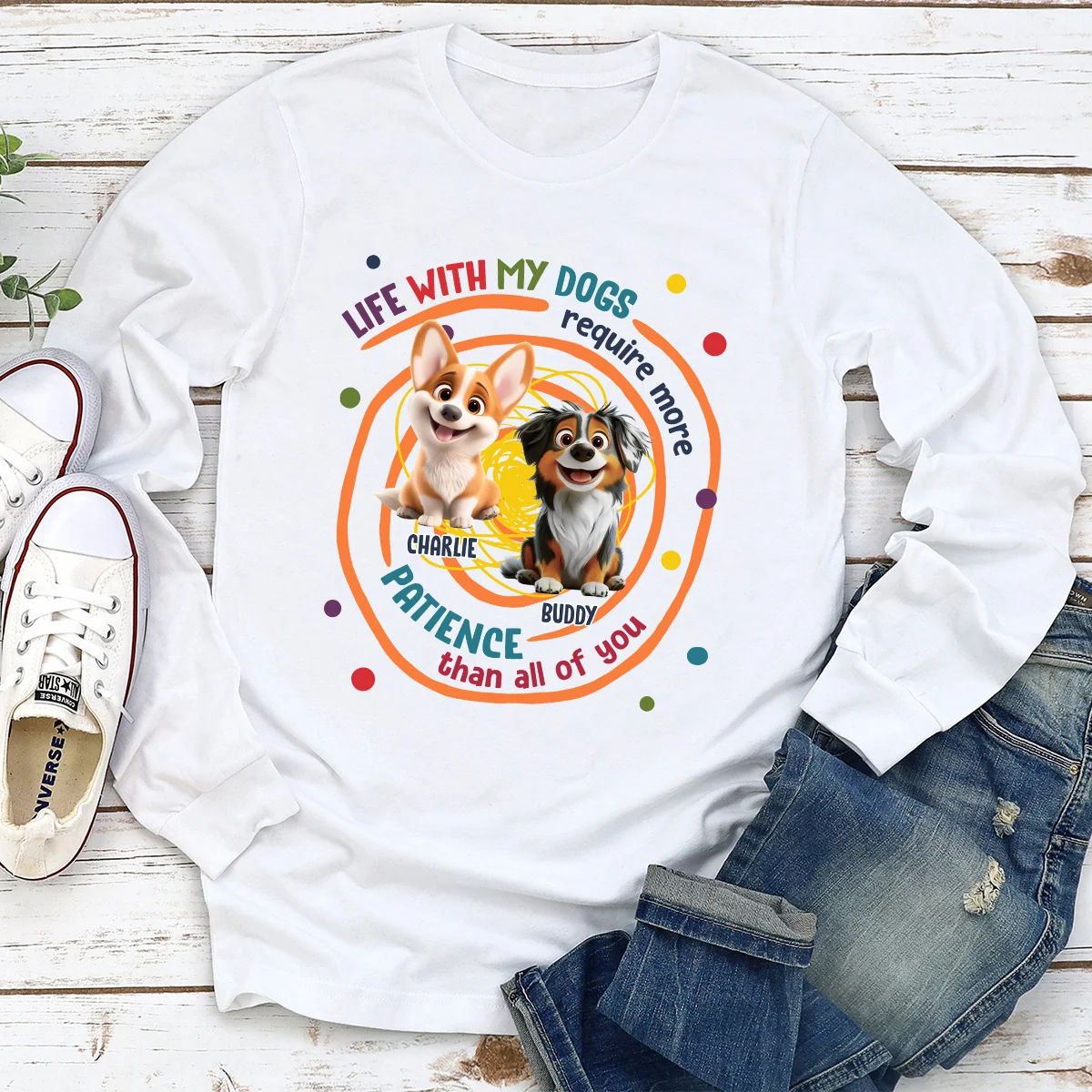 Requires More Than All Of You - Personalized Custom Long Sleeve T-shirt - Image 2