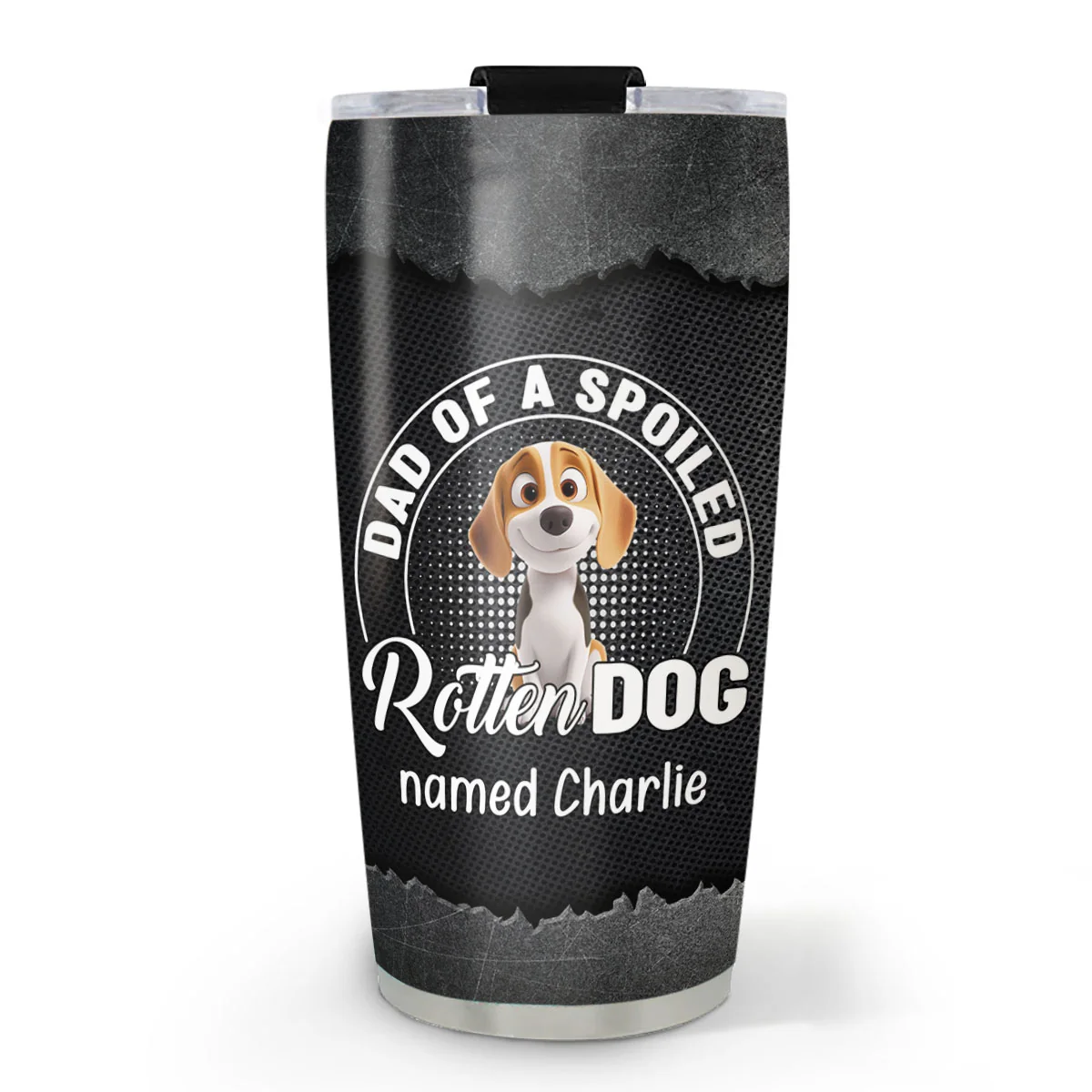 Rotten Dog Cartoon - Personalized Custom Tumbler