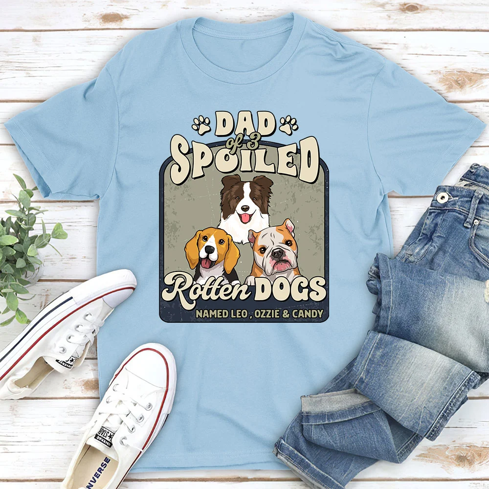 Rotten Dog Named - Personalized Custom Unisex T-Shirt - Image 3