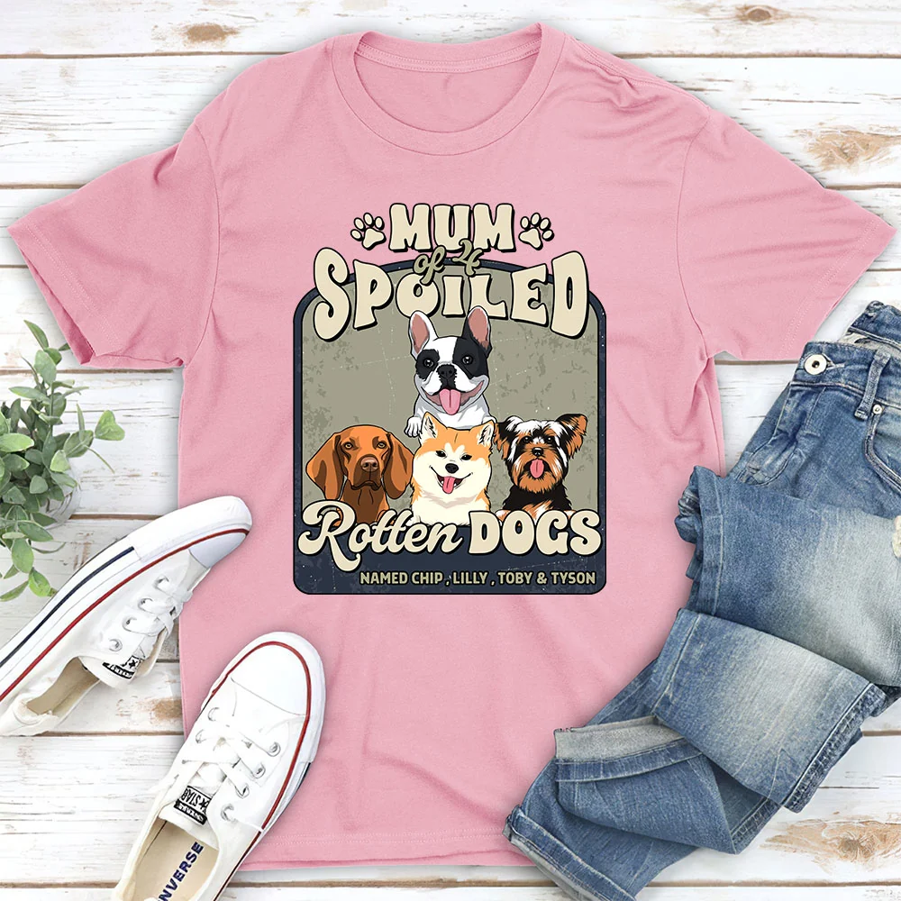 Rotten Dog Named - Personalized Custom Unisex T-Shirt - Image 4