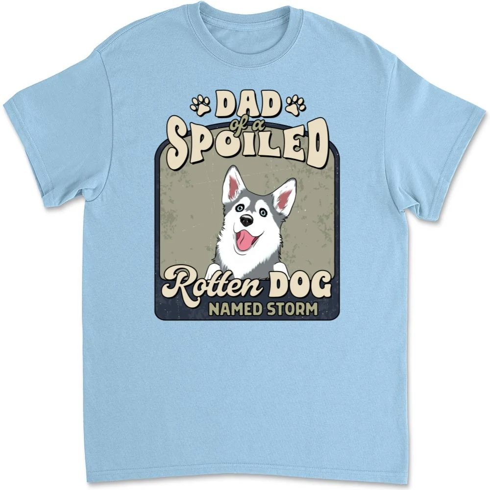 Rotten Dog Named - Personalized Custom Unisex T-Shirt - Image 7