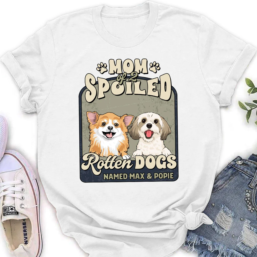Rotten Dog Named - Personalized Custom Women's T-shirt - Image 2
