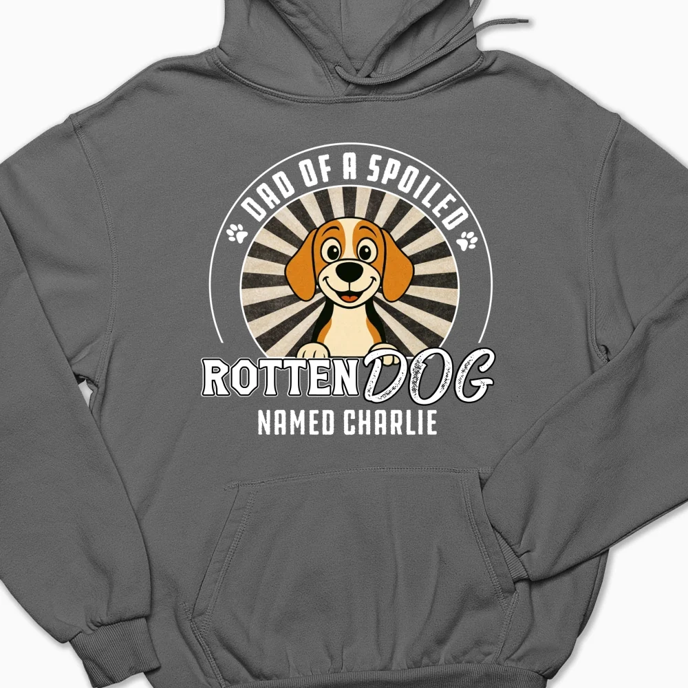 Rotten Dog Of Mom Retro - Personalized Custom Hoodie - Image 10