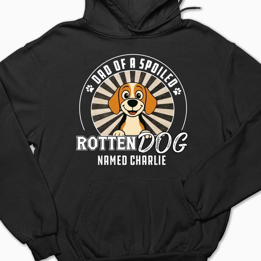 Rotten Dog Of Mom Retro - Personalized Custom Hoodie - Image 7