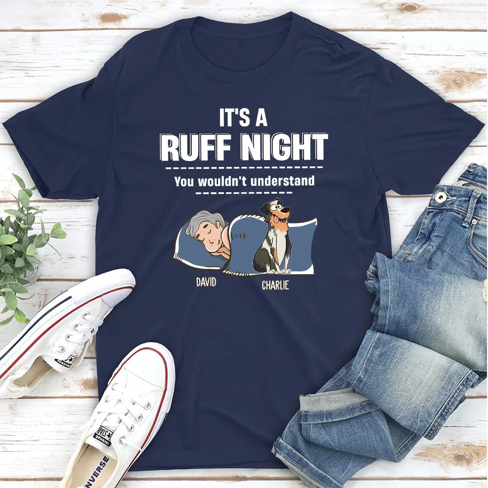 Ruff Night - Personalized Custom Unisex T-shirt - Image 4