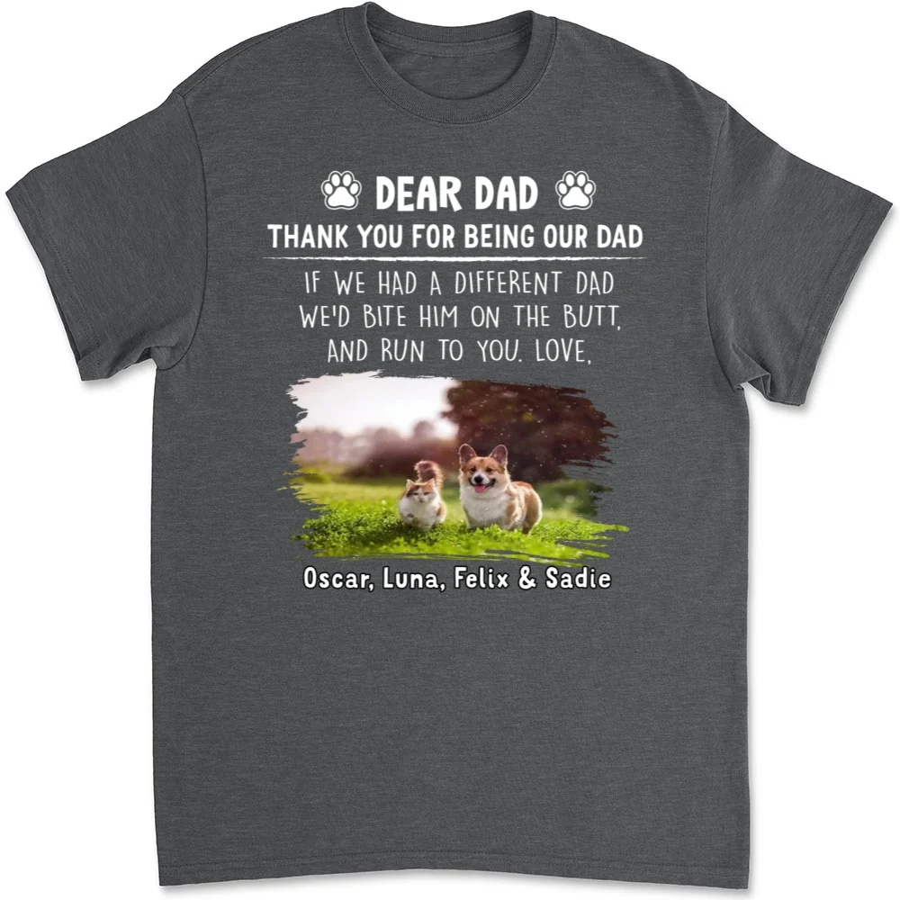 Run To You Mom Dad Photo - Personalized Custom Unisex T-Shirt - Image 7