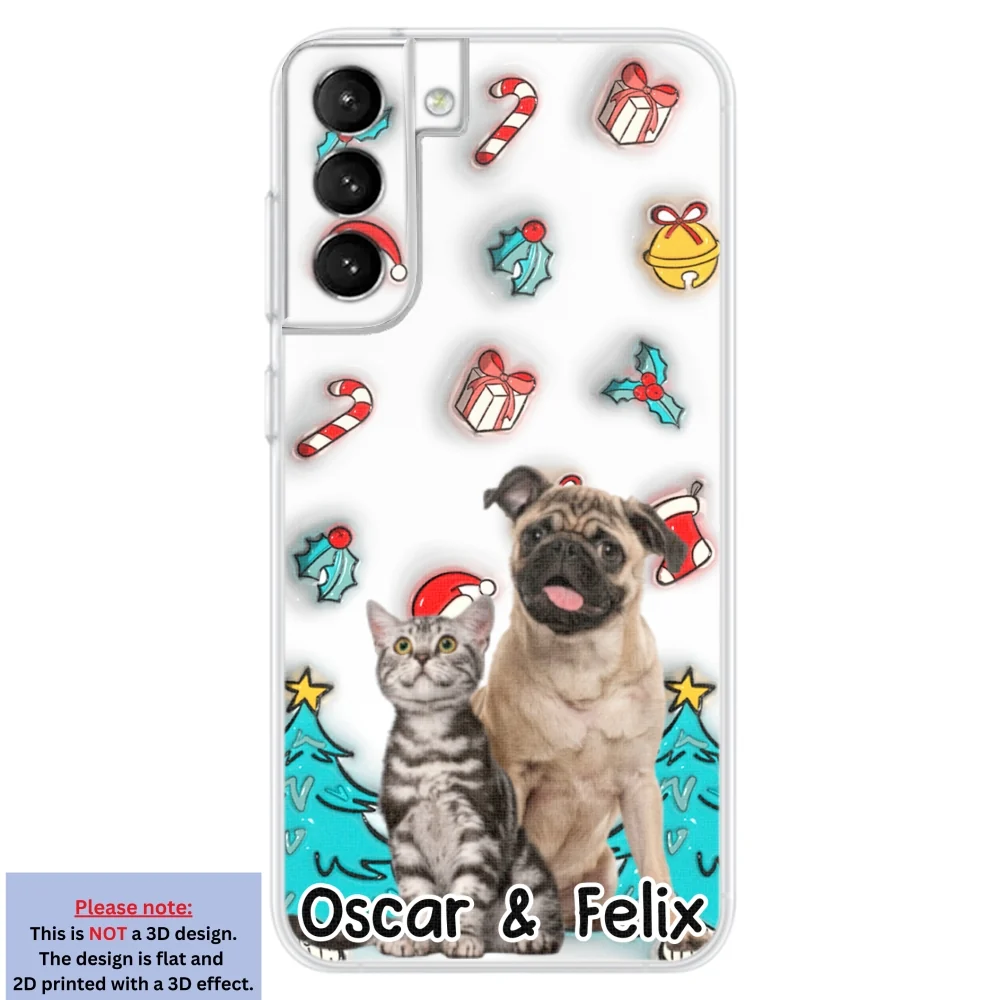 Santa Is Coming Photo - Personalized Custom 3D Inflated Effect Phone Case - Image 29