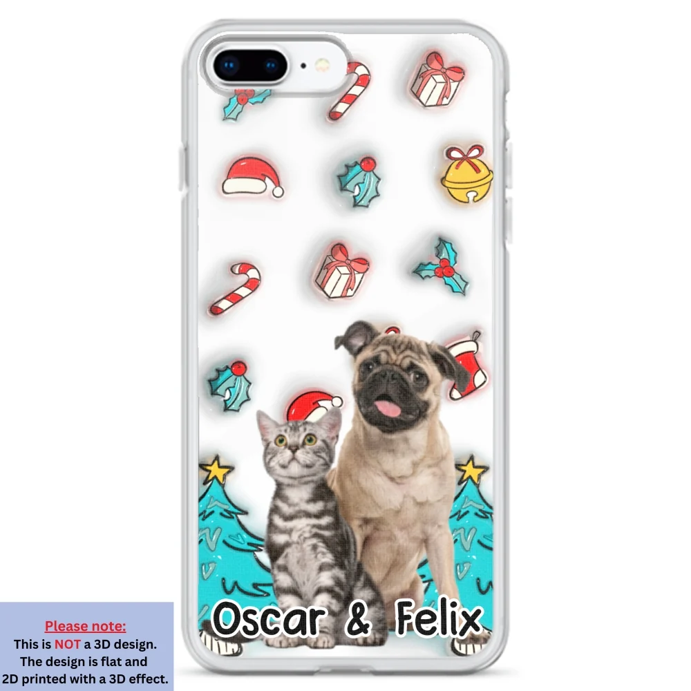Santa Is Coming Photo - Personalized Custom 3D Inflated Effect Phone Case - Image 8