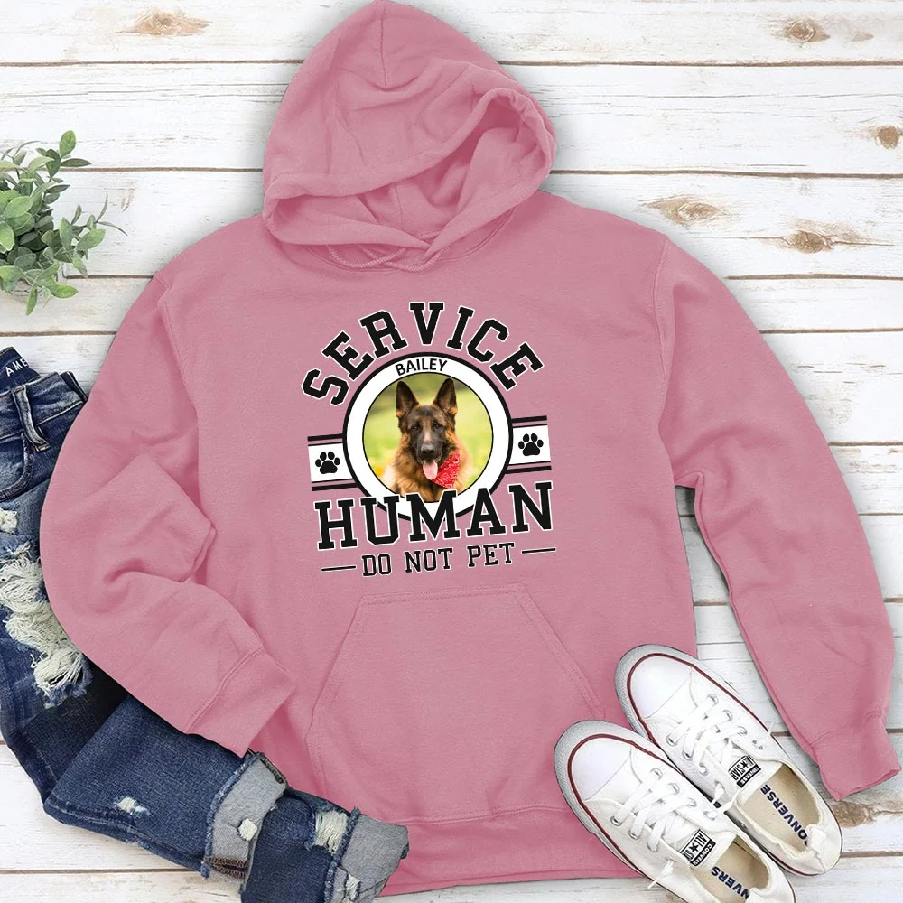 Service Human Photo - Personalized Custom Hoodie - Image 3