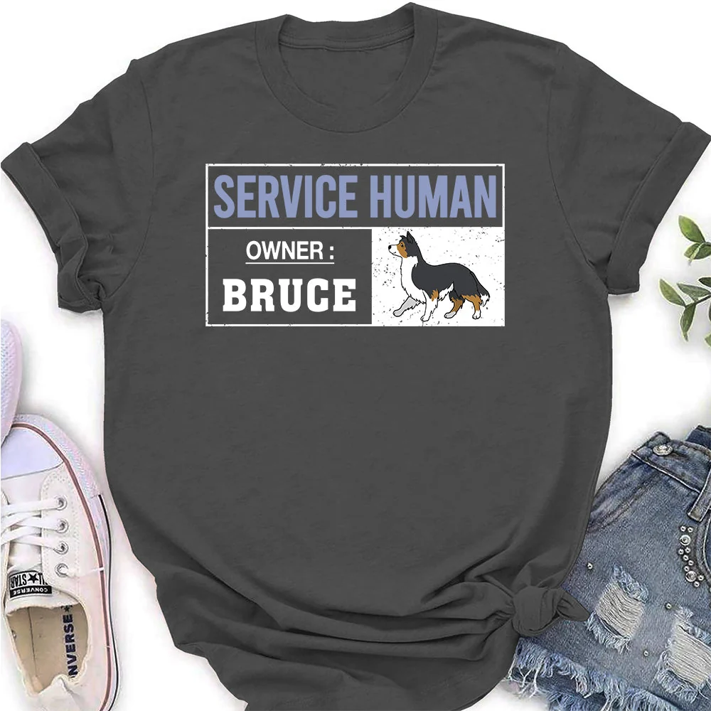 Service Human Since - Personalized Custom Women's T-shirt - Image 2
