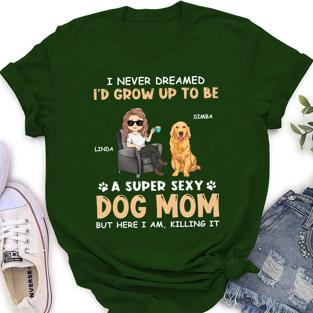 Sexy Dad Mom 2 - Personalized Custom Women's T-shirt - Image 4