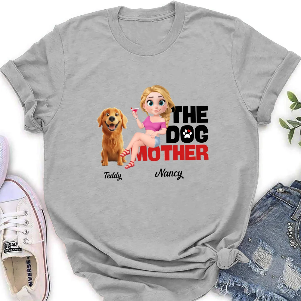 Slay Dog Mother - Personalized Custom Woman T-shirt - Image 2