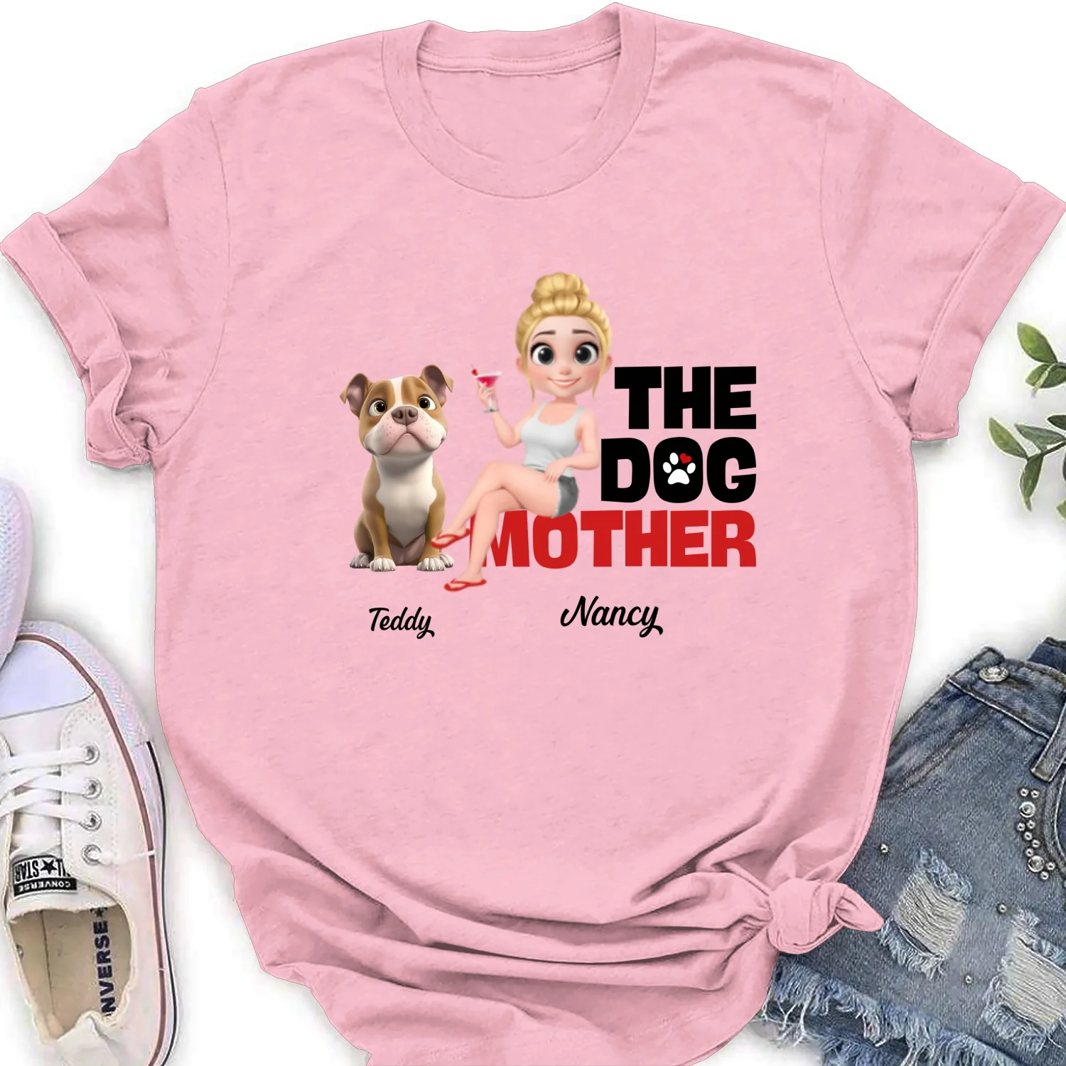 Slay Dog Mother - Personalized Custom Woman T-shirt - Image 7