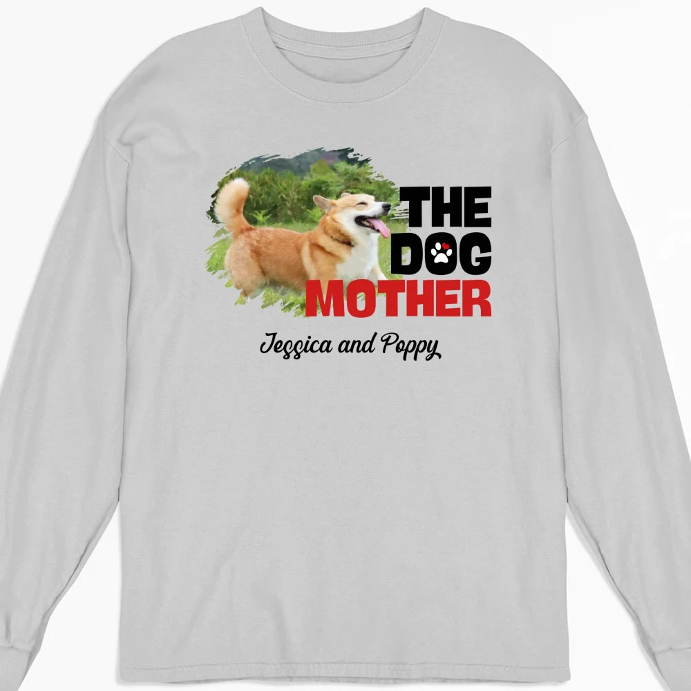 Slay Dog Mother Photo - Personalized Custom Long Sleeve T-shirt - Image 4