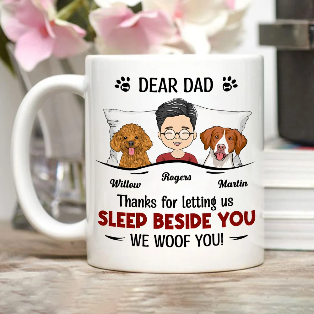 Sleep Beside You 3 - Personalized Custom Coffee Mug - Image 2