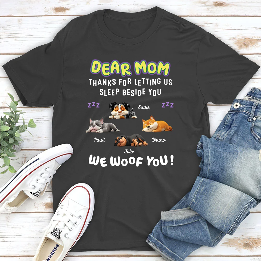 Sleep Beside You - Personalized Custom Unisex T-Shirt - Image 5