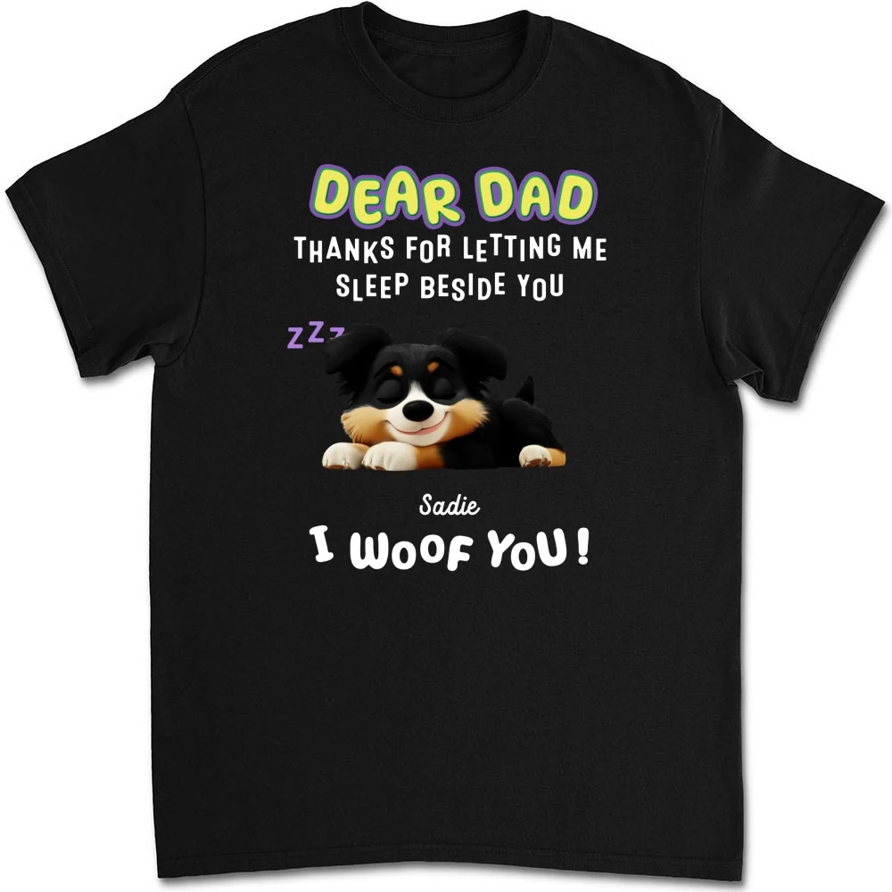 Sleep Beside You - Personalized Custom Unisex T-Shirt - Image 6