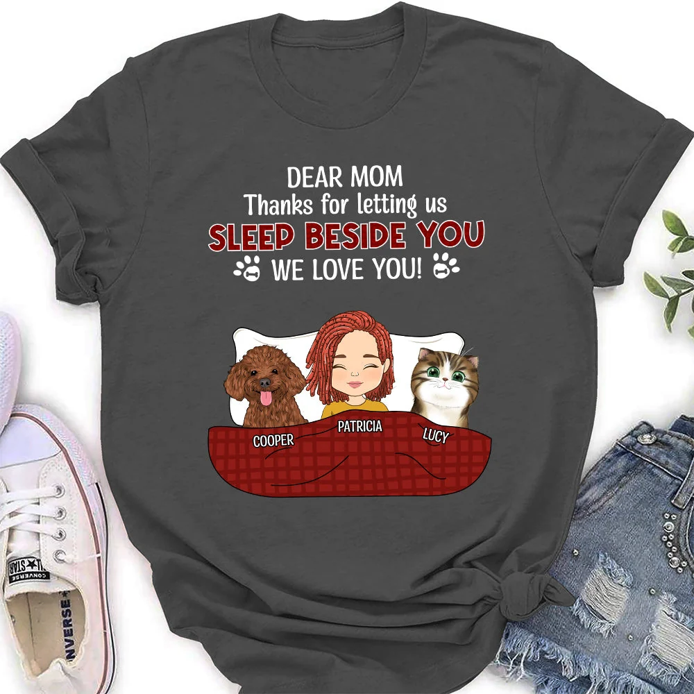 Sleep Beside You - Personalized Custom Women's T-shirt - Image 4