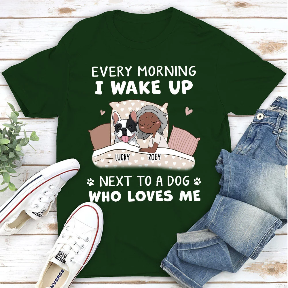 Sleep Next To Me - Personalized Custom Unisex T-shirt - Image 4