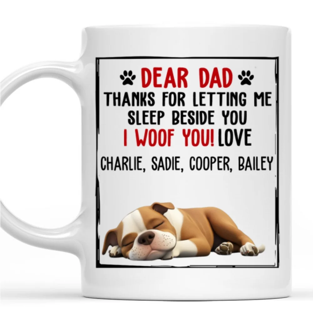 Sleeping Beside Mommy Is My Favorite - Personalized Custom Coffee Mug - Image 6