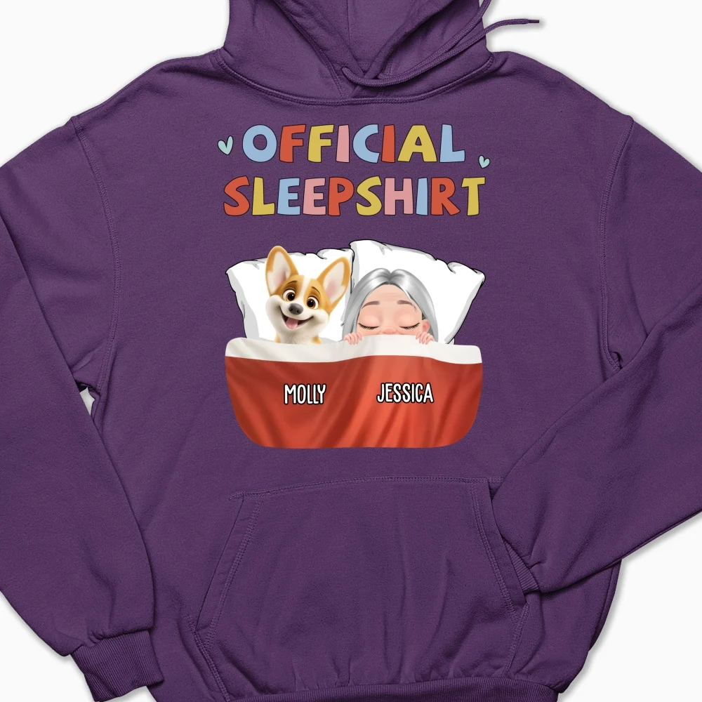 Sleeping Dog Sleepshirt New Style - Personalized Custom Hoodie - Image 9