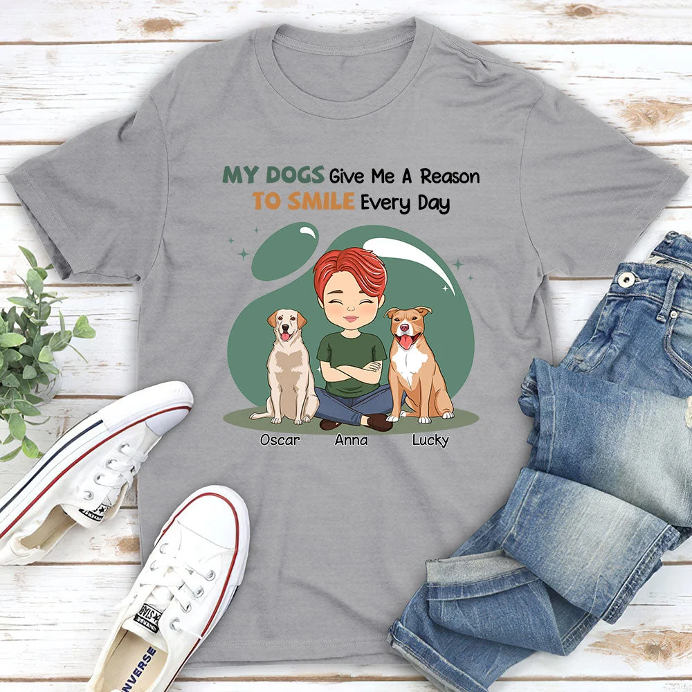Smile Every Day - Personalized Custom Unisex T-shirt - Image 5