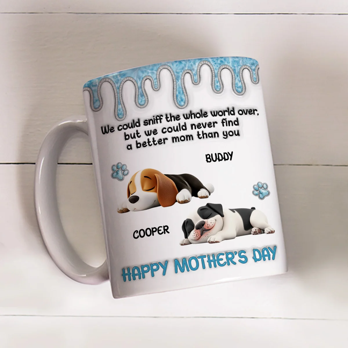 Sniff The World - Personalized Custom 3D Effect Mug - Image 2