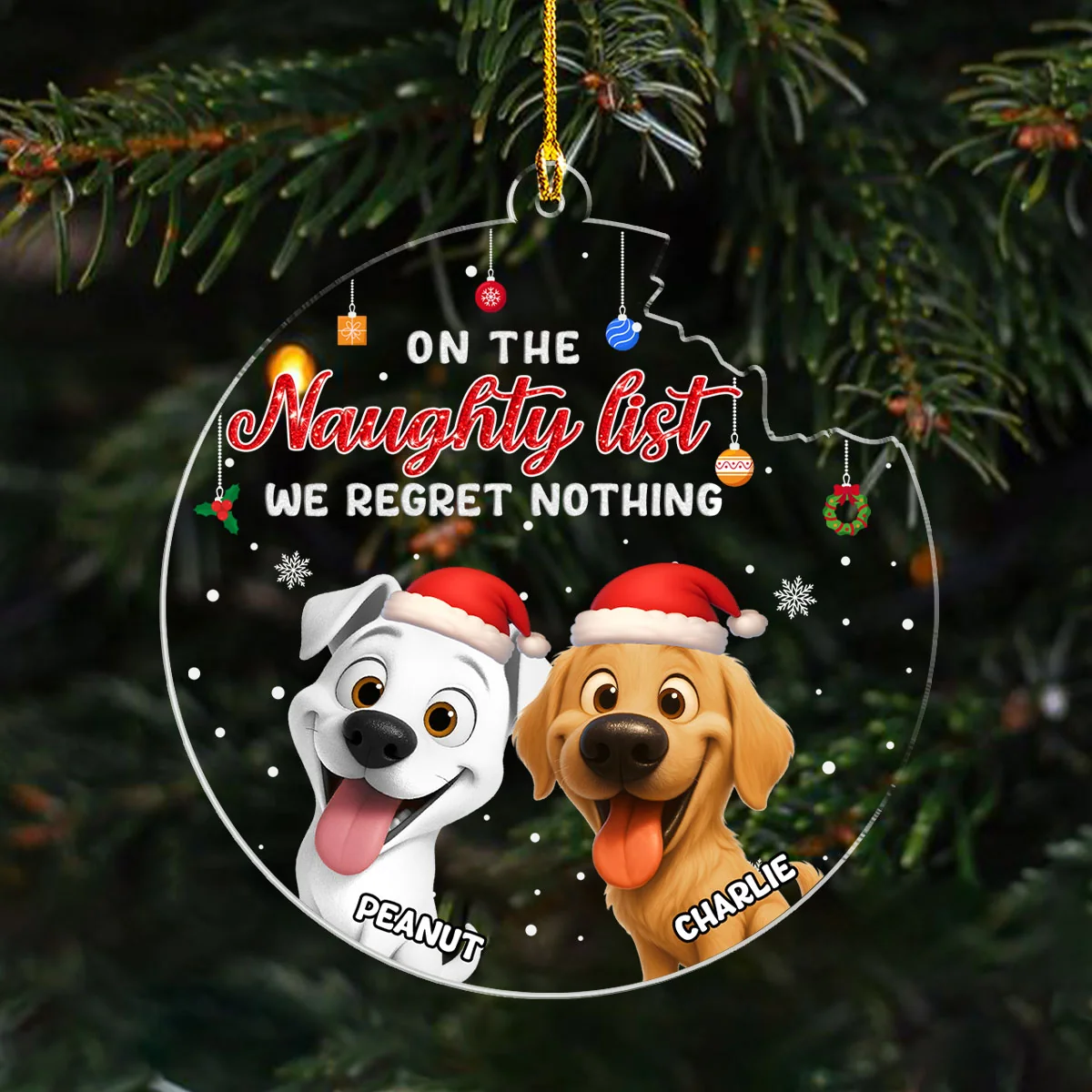 Sorry But It Is Broken Already - Personalized Custom Acrylic Ornament - Image 5