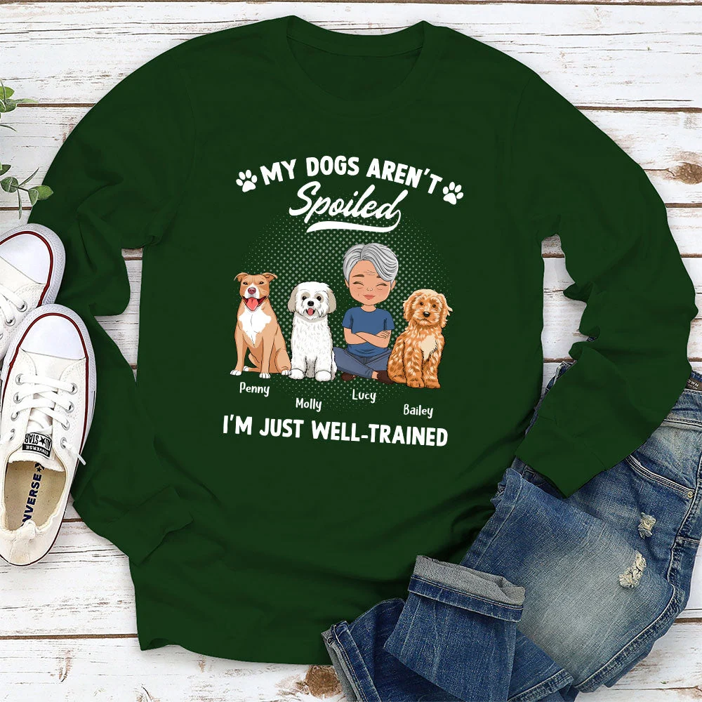 Spoiled Dog - Personalized Custom Long Sleeve T-shirt - Image 3