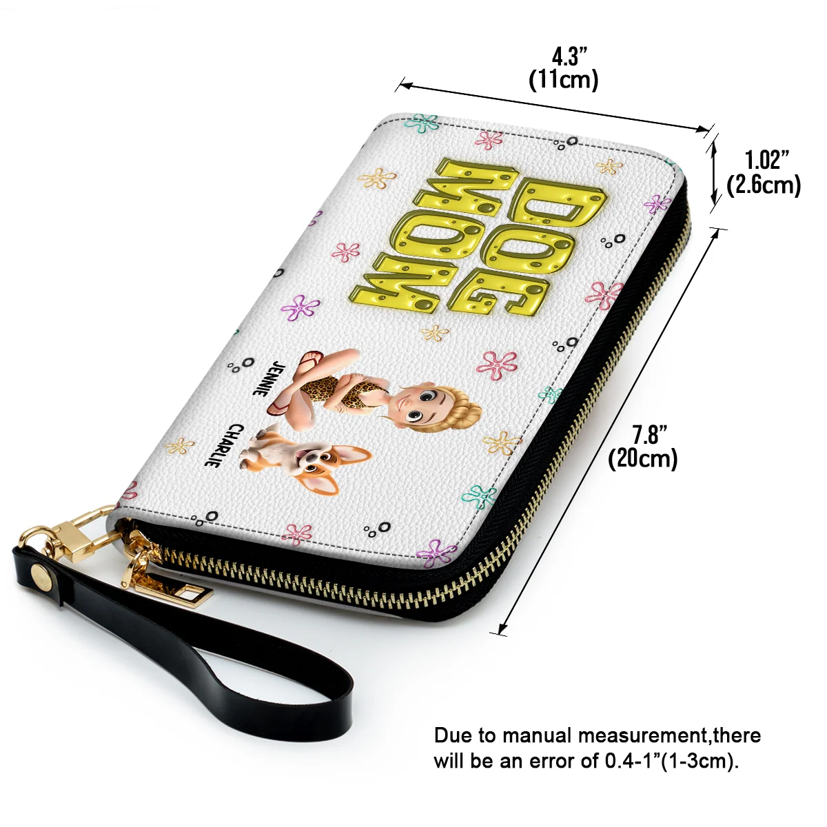 Sponge Dog Mom Version 2 - Personalized Custom Leather Wallet - Image 5