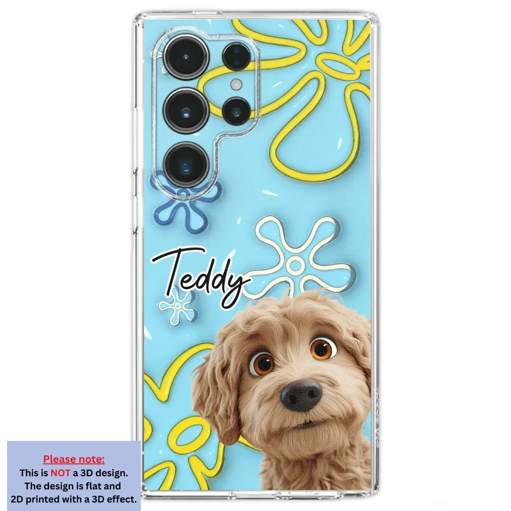 Sponge Dog - Personalized Custom 3D Inflated Effect Phone Case - Image 28