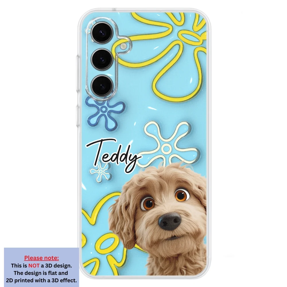 Sponge Dog - Personalized Custom 3D Inflated Effect Phone Case - Image 29