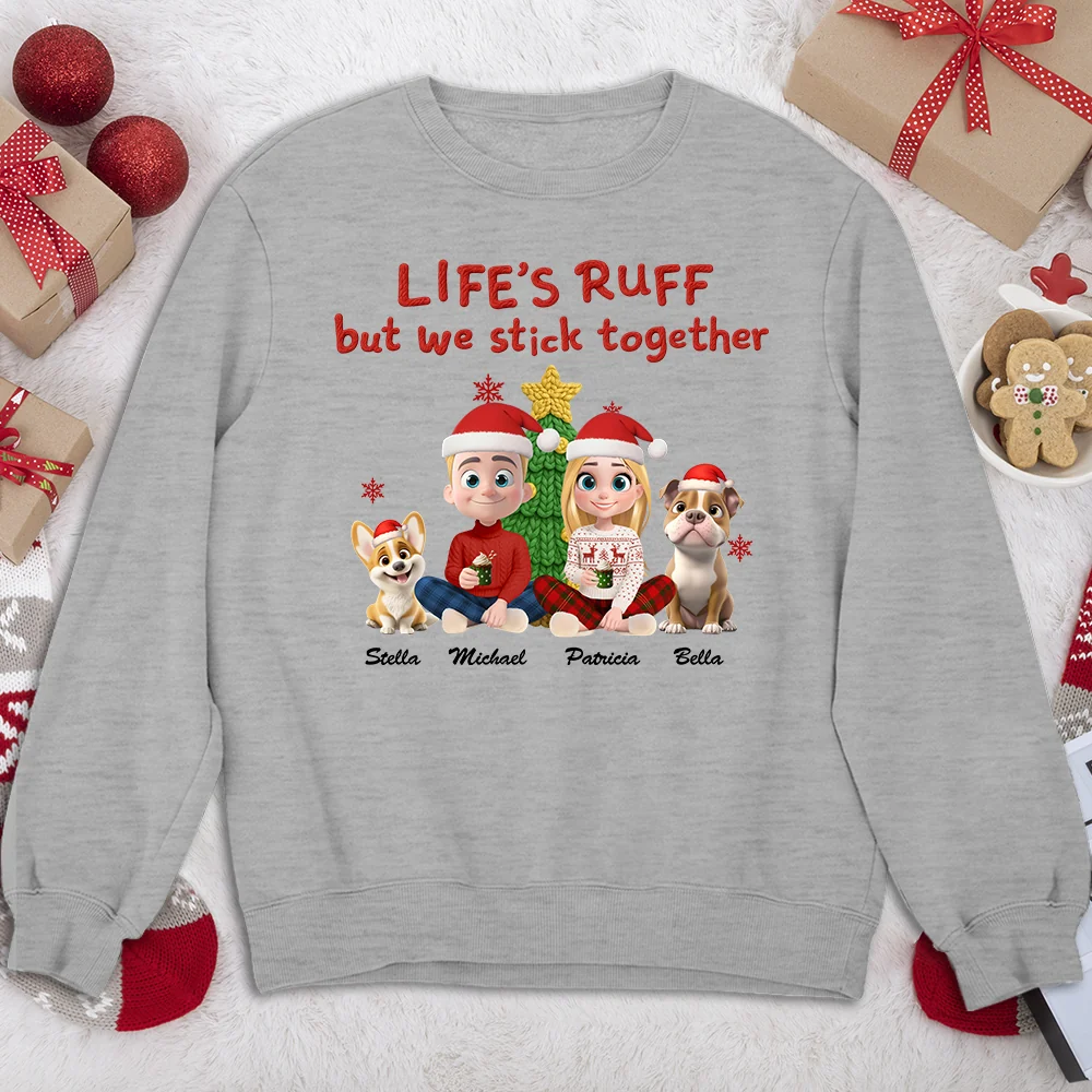 Stick Together Despite All - Personalized Custom Sweatshirt - Image 2