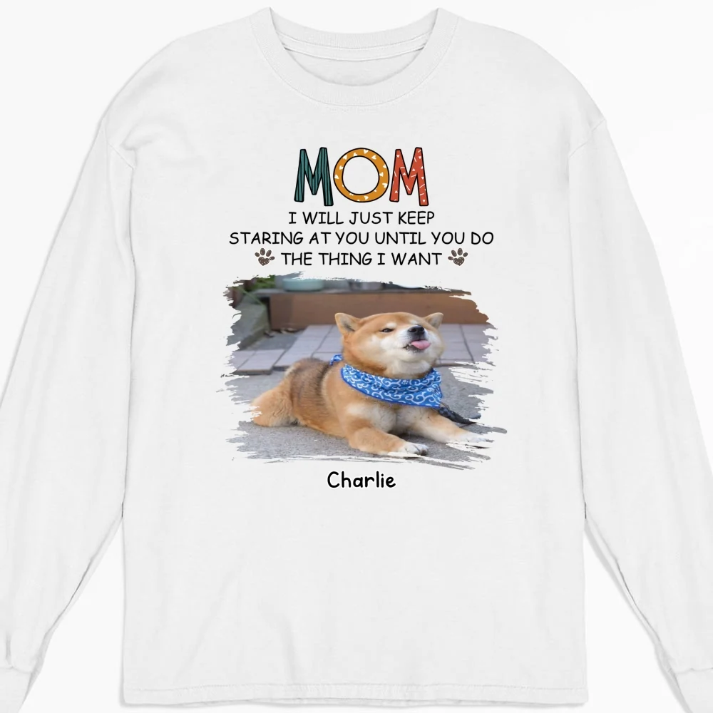 Storybook Dogs Keep Staring At You Photo - Personalized Custom Long Sleeve T-Shirt - Image 4