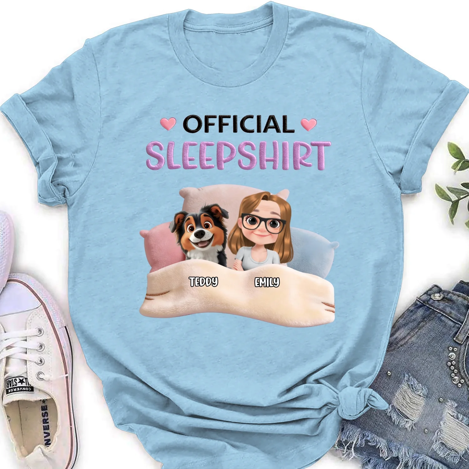 Stuffy Sleepshirt - Personalized Custom Women's T-Shirt - Image 7
