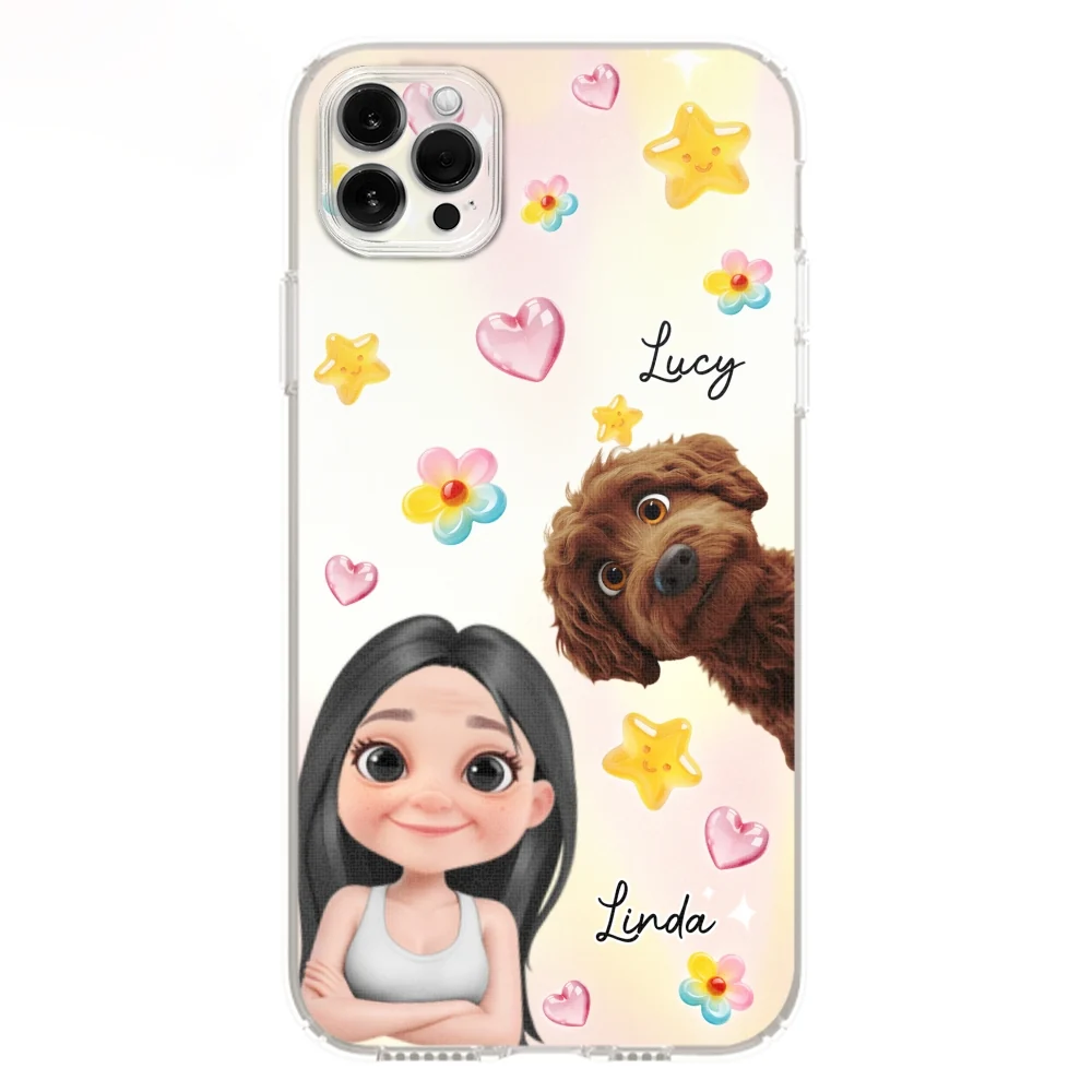 Sweet Girl Love Dogs - Personalized Custom 3D Effect Phone Case - Image 11