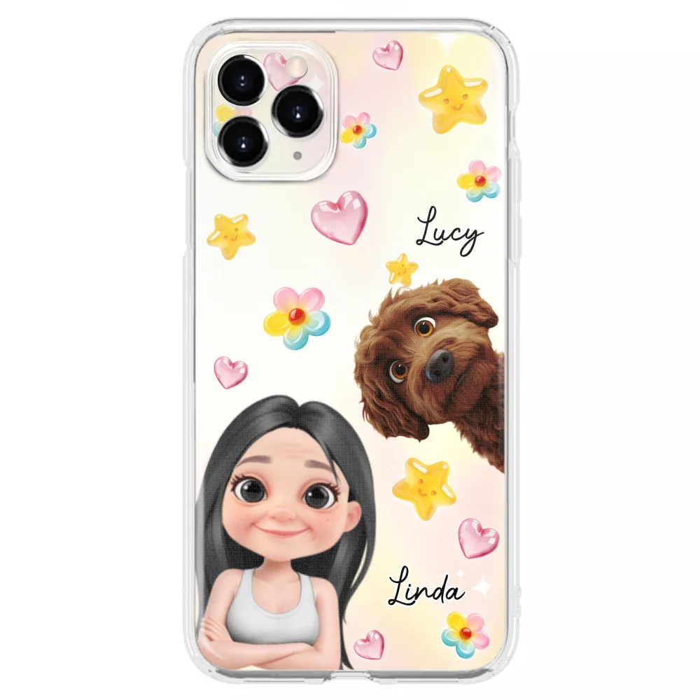 Sweet Girl Love Dogs - Personalized Custom 3D Effect Phone Case - Image 9