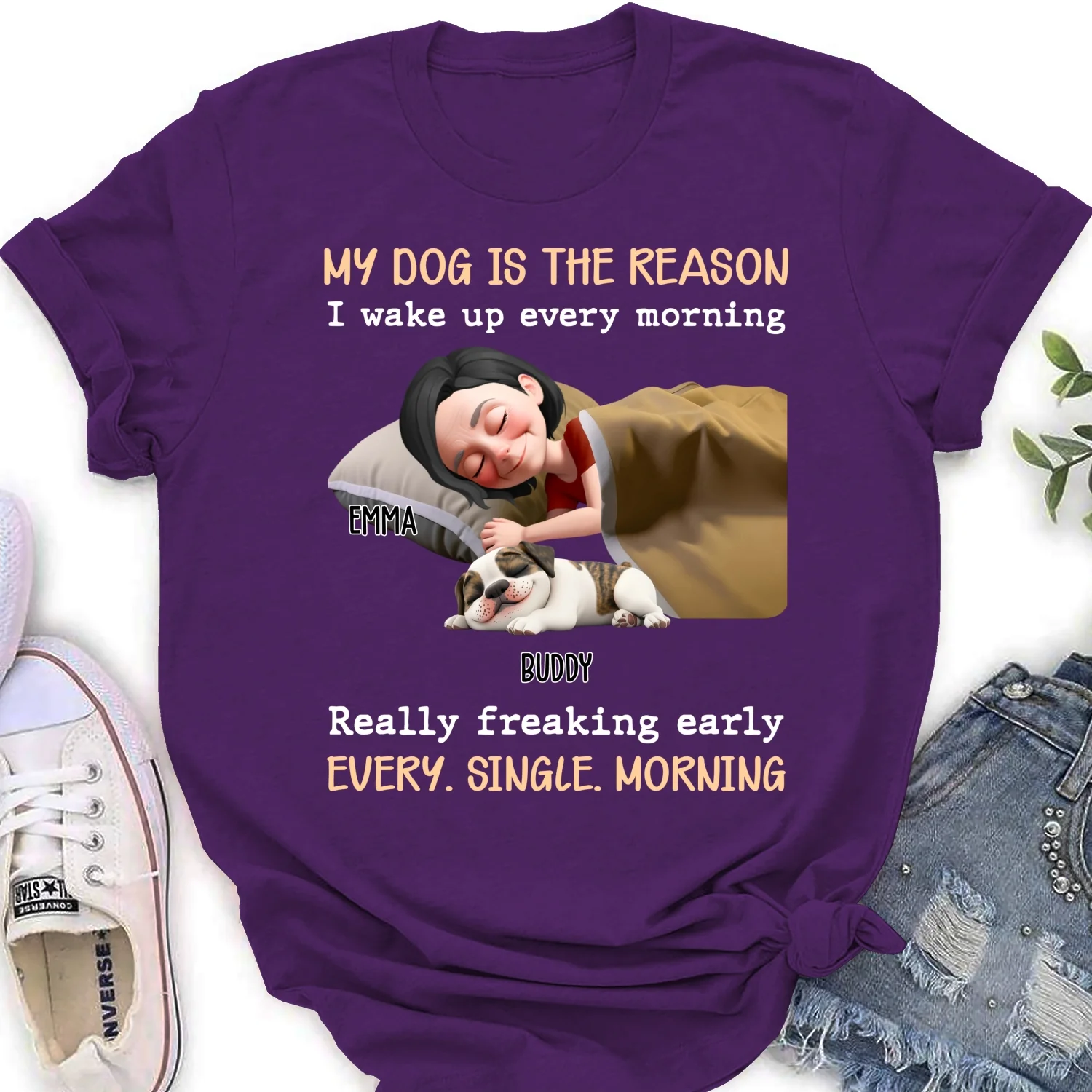 Sweet Reason Wake Me Up - Personalized Custom Women's T-Shirt - Image 10