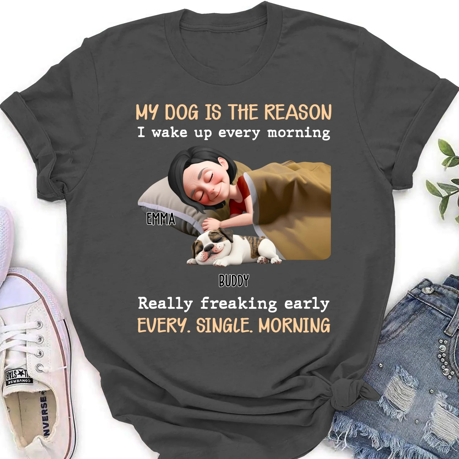 Sweet Reason Wake Me Up - Personalized Custom Women's T-Shirt - Image 9