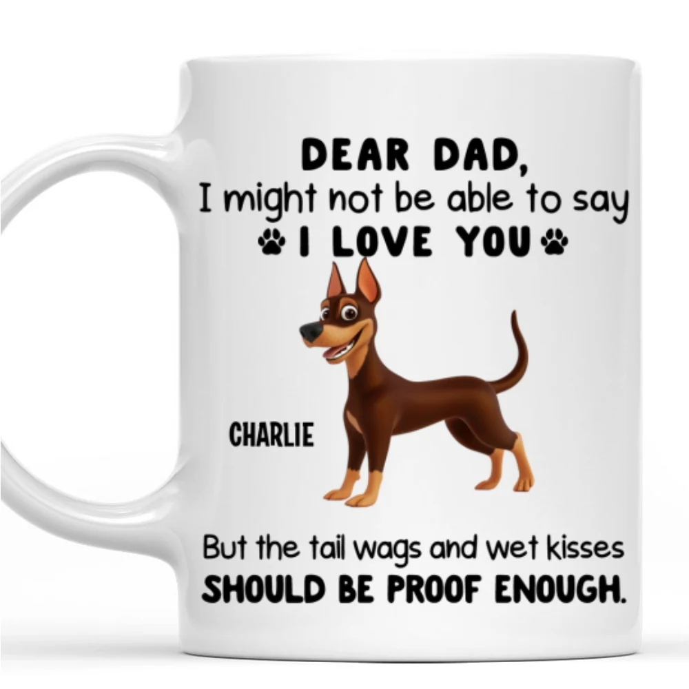 Tail Wags And Wet Kisses - Personalized Custom Coffee Mug - Image 7