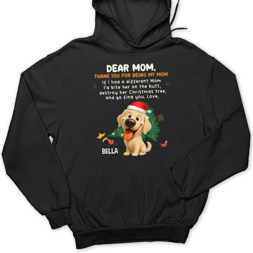Thank You For Being My Dad Mom Cartoon - Personalized Custom Hoodie