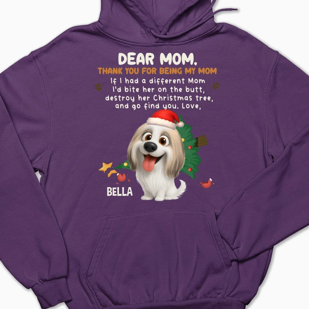 Thank You For Being My Dad Mom Cartoon - Personalized Custom Hoodie - Image 8