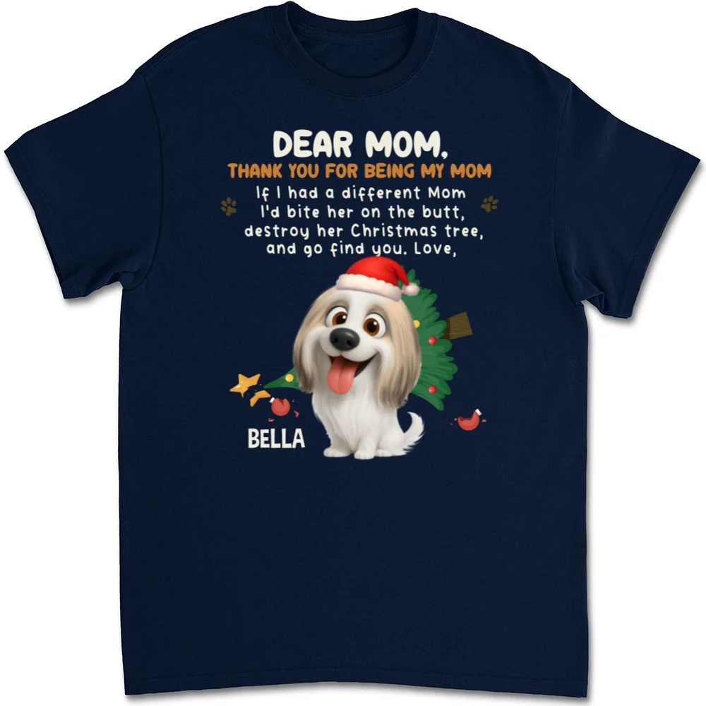 Thank You For Being My Dad Mom Cartoon - Personalized Custom Unisex T-shirt - Image 6